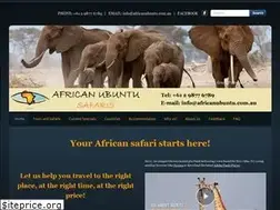 Sites similar to africanubuntusafaris.com.au