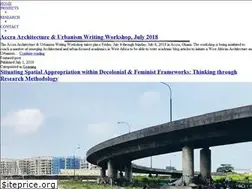 Sites similar to africanurbanism.net