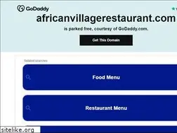 Sites similar to africanvillagerestaurant.com