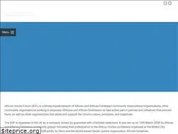 Sites similar to africanvoicesforum.org.uk