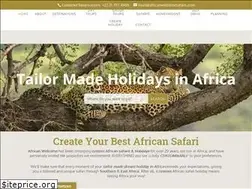 Sites similar to africanwelcomesafaris.com