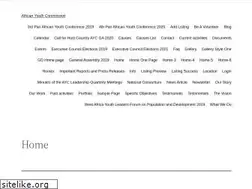 Sites similar to africanyouthcommission.org