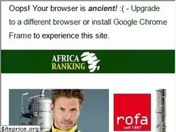 Sites similar to africaranking.com