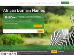 Sites similar to africaregistry.co.za