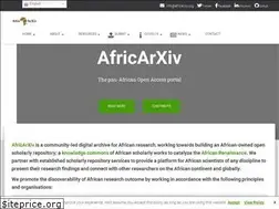 Sites similar to africarxiv.org