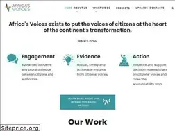 Sites similar to africasvoices.org