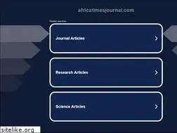 Sites similar to africatimesjournal.com