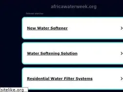 Sites similar to africawaterweek.org