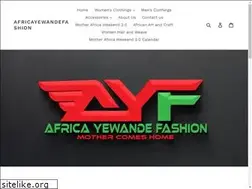 Sites similar to africayewandefashion.fashion
