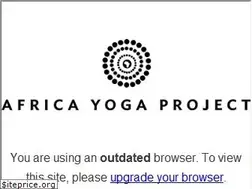 Sites similar to africayogaproject.org