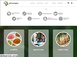 Sites similar to africrops.com