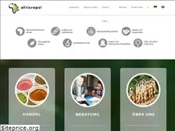 Sites similar to africrops.de