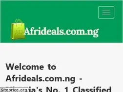 Sites similar to afrideals.com.ng