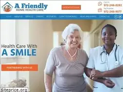 Sites similar to afriendlyhomehealthcare.com