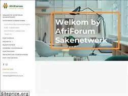 Sites similar to afriforumsakenetwerk.co.za