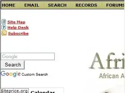 Sites similar to afrigeneas.org