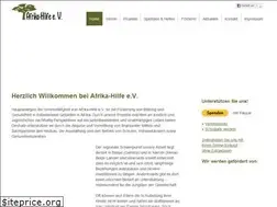 Sites similar to afrika-hilfe.net