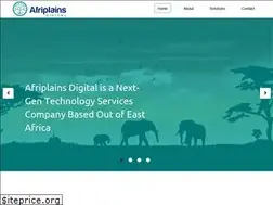 Sites similar to afriplains.com