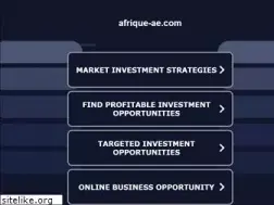 Sites similar to afrique-ae.com