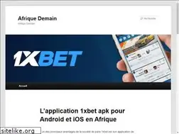 Sites similar to afrique-demain.org