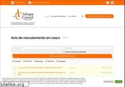 Sites similar to afriqueconseil.com