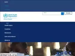 Sites similar to afro.who.int