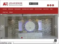 Sites similar to afsardekor.com