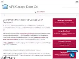 Sites similar to afsgaragedoor.com
