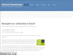 Sites similar to afstandberekenen.nl