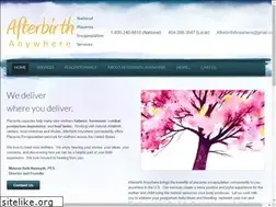 Sites similar to afterbirthanywhere.com