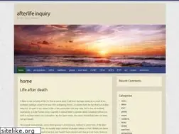 Sites similar to afterlifeinquiry.com