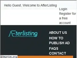 Sites similar to afterlisting.com