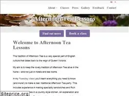 Sites similar to afternoontealessons.com