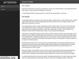 Sites similar to afterpad.com