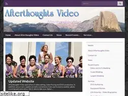Sites similar to afterthoughtsvideo.com