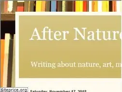 Sites similar to afterxnature.blogspot.com