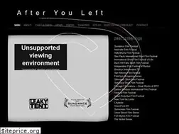Sites similar to afteryouleftfilm.com