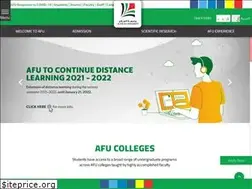 Sites similar to afu.ac.ae
