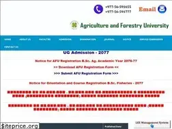 Sites similar to afu.edu.np