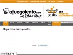 Sites similar to afuegolento.com