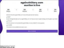 Sites similar to againsthillary.com