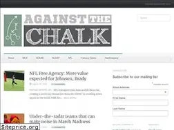 Sites similar to againstthechalk.com