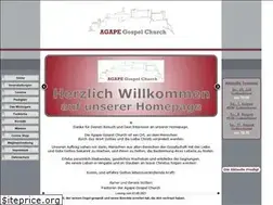 Sites similar to agape-gospel-church.at