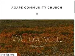 Sites similar to agapecommunitychurch.org