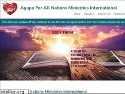 Sites similar to agapeforallnations.com