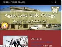 Sites similar to agapelovebiblecollege.com