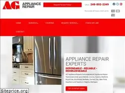 Sites similar to agappliancerepair.com