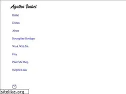 Sites similar to agathaisabel.com
