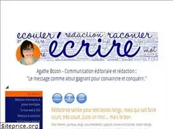 Sites similar to agathe-redactrice.net