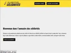 Sites similar to age-anniversaire-celebrites.com
